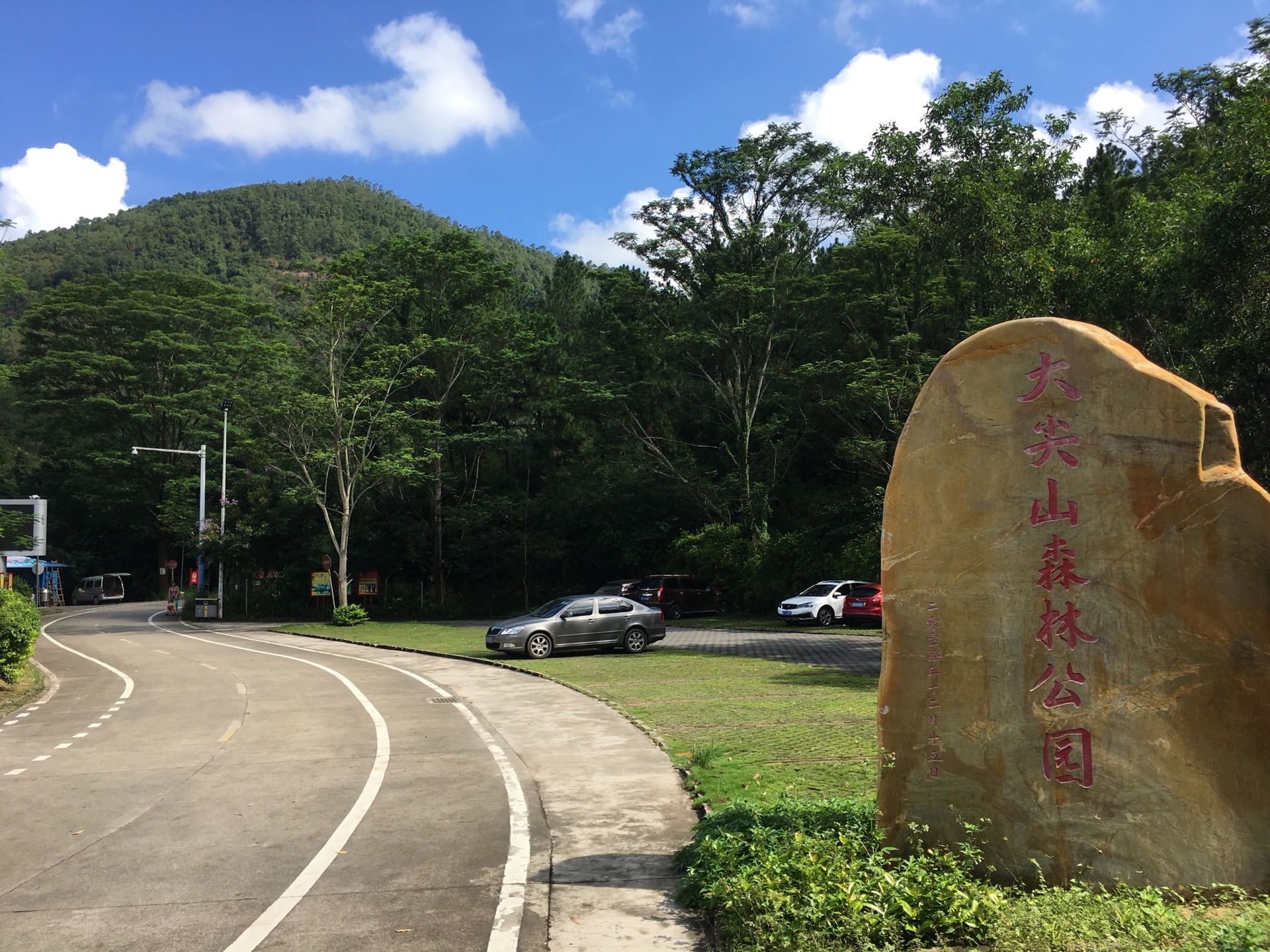 最烂的路最野的山最爽的感觉大尖山森林公园