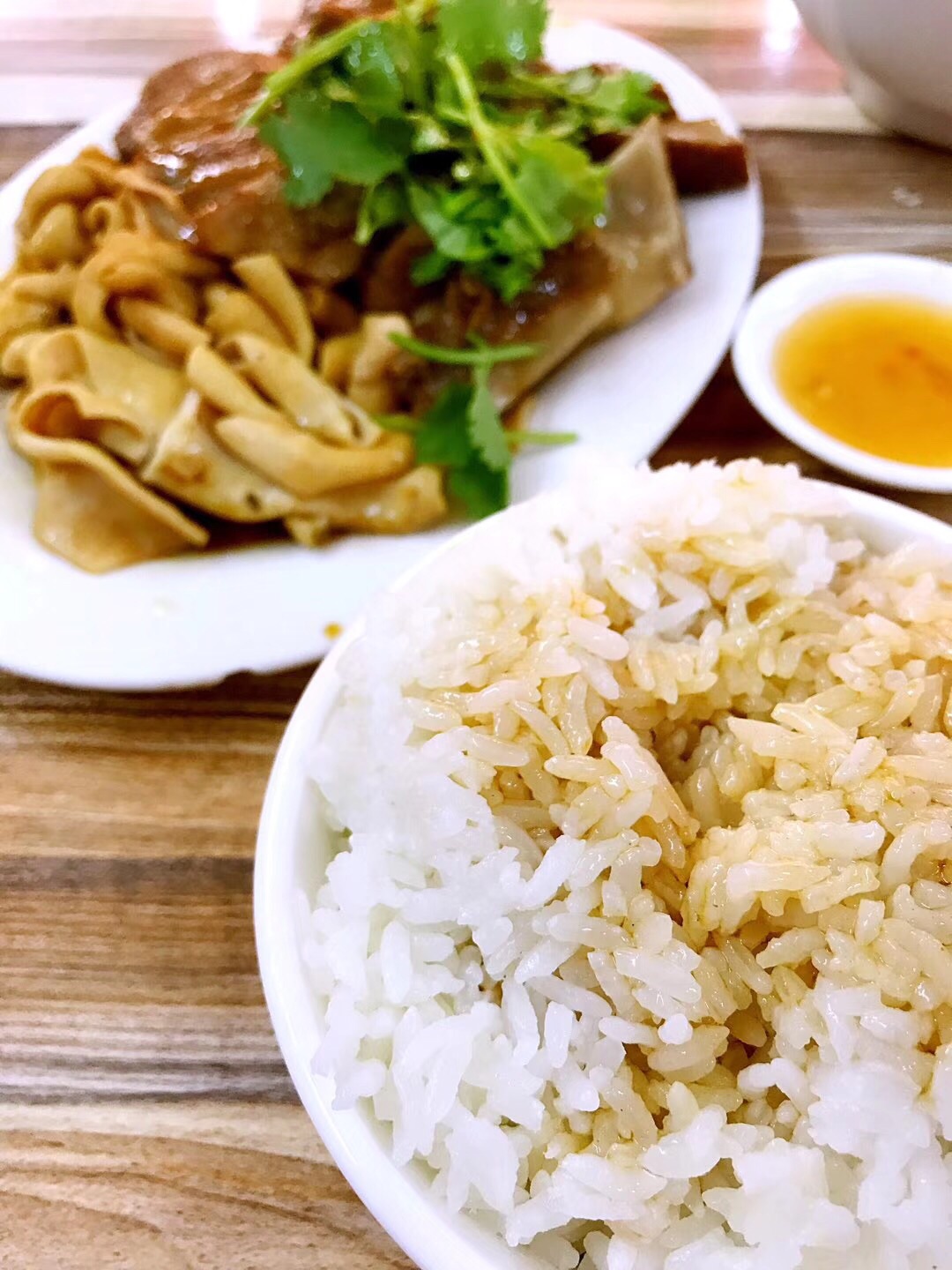 潮州庵埠的卤鹅肉饭