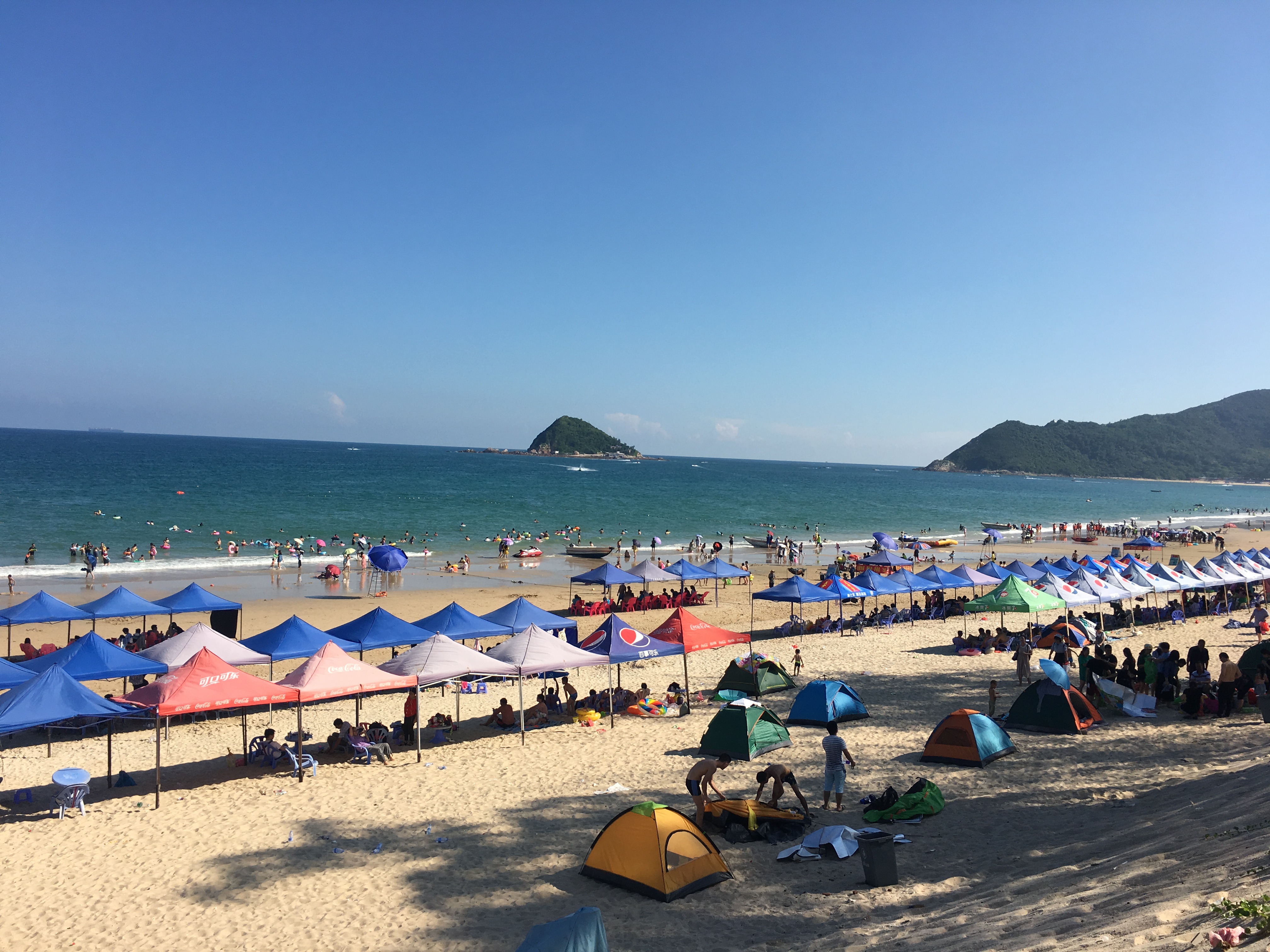 大鵬古城 較場尾沙灘 金沙灣沙灘 大澳灣快艇一日遊(海邊休閒度假)