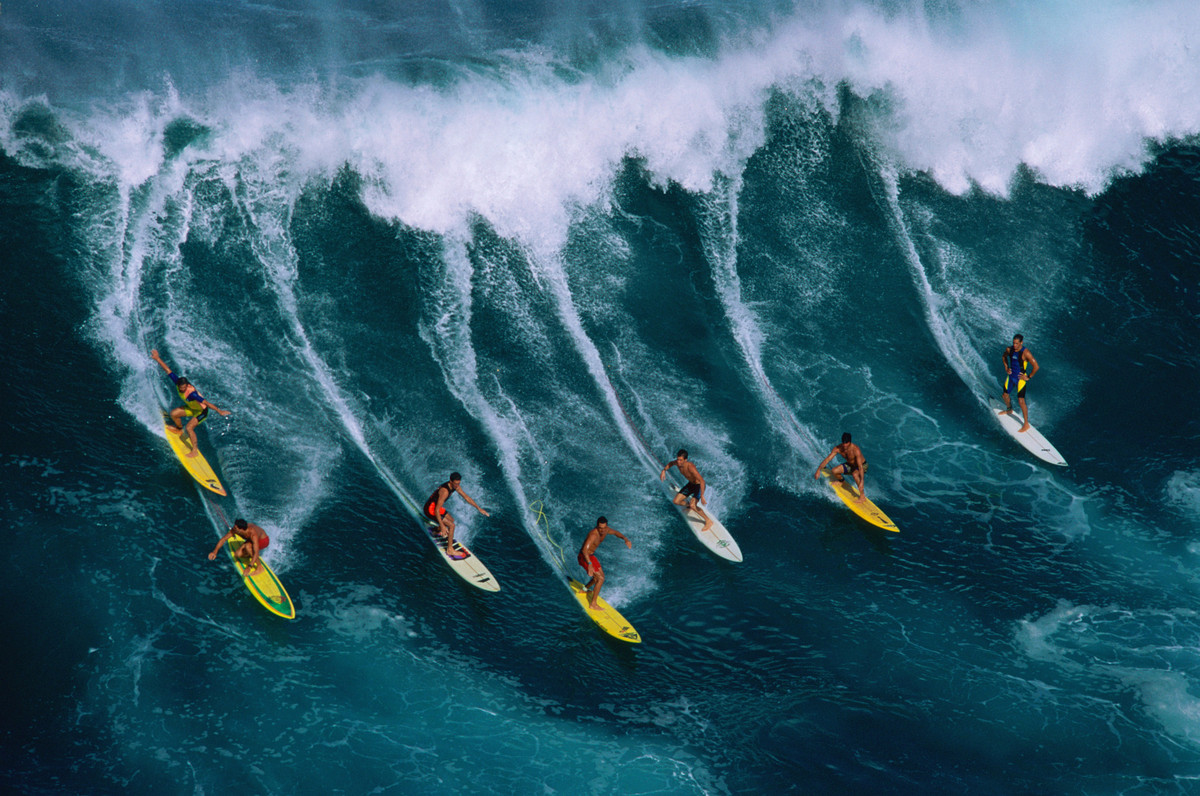 一度盛大的rip curl pro世界冲浪锦标赛,全球各地的冲浪高手云集与此