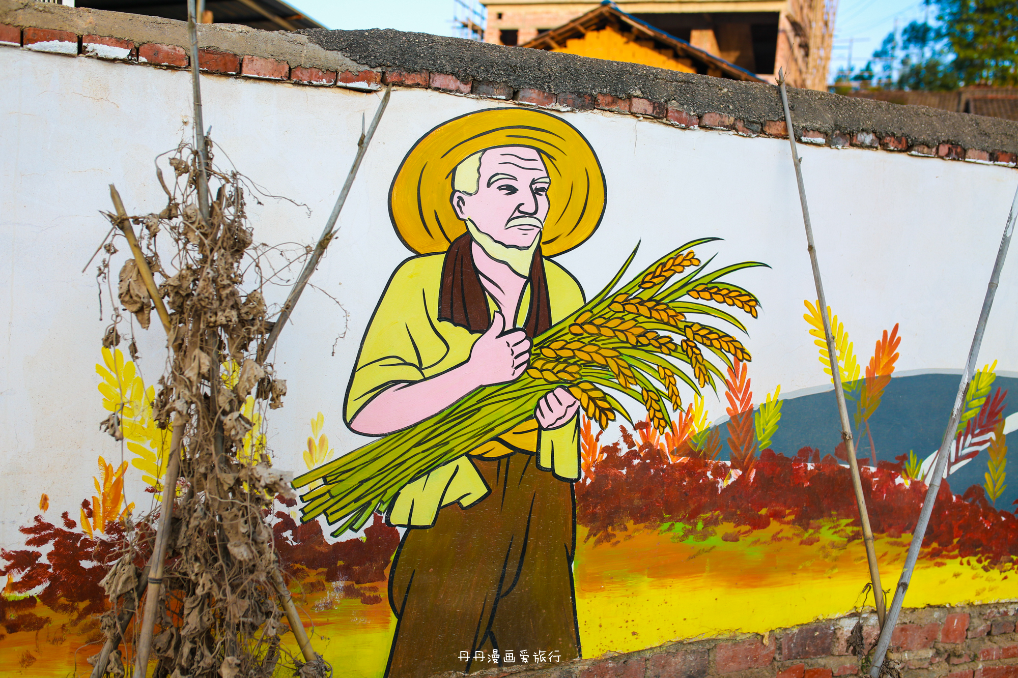 醉美粤北古村红梨村,满满墙绘照古屋|小众探秘古村落