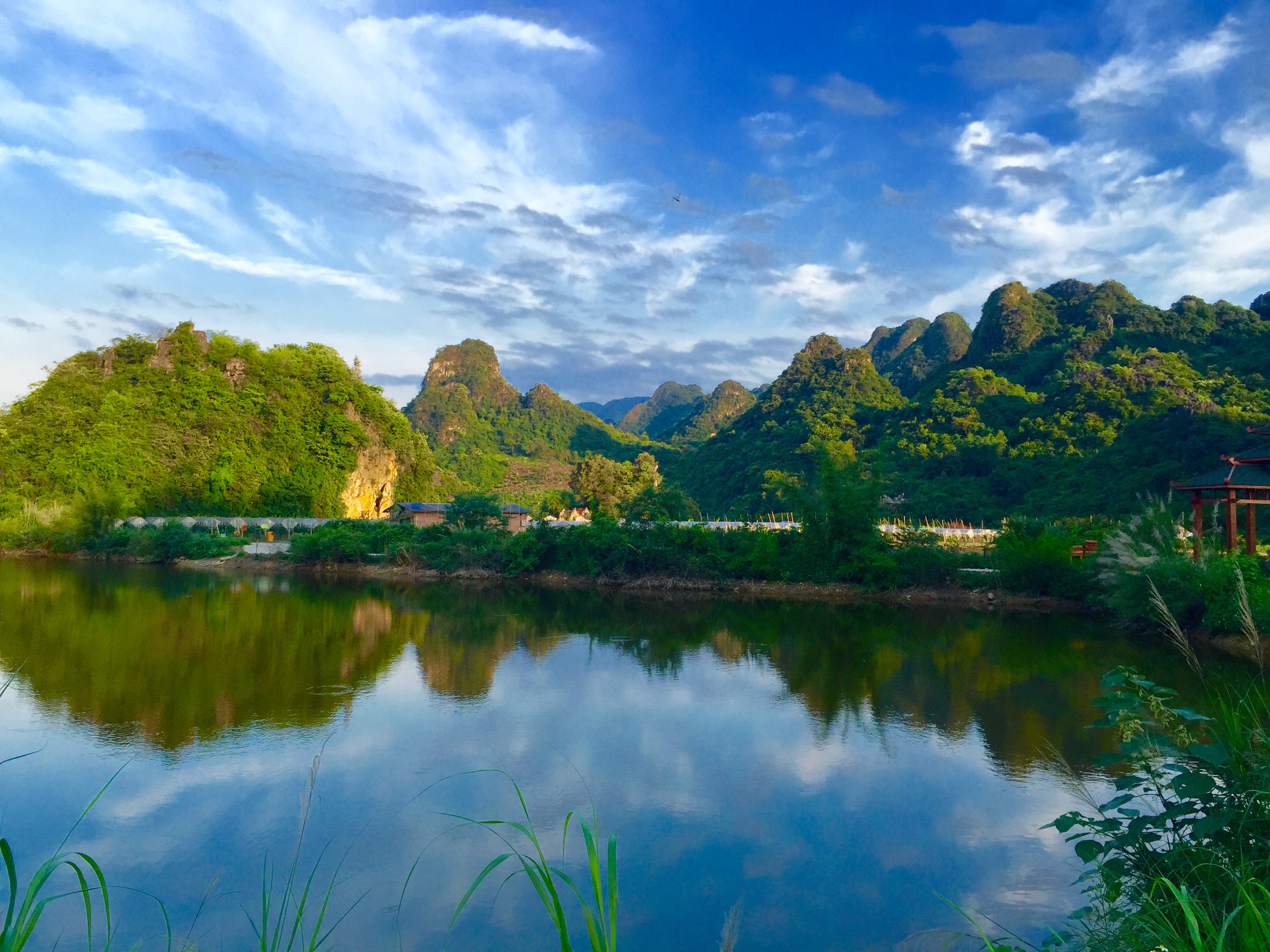 清远英德英西峰林胜境电子票粉黛乱子草风光绮丽景致醉人成为摄影爱好