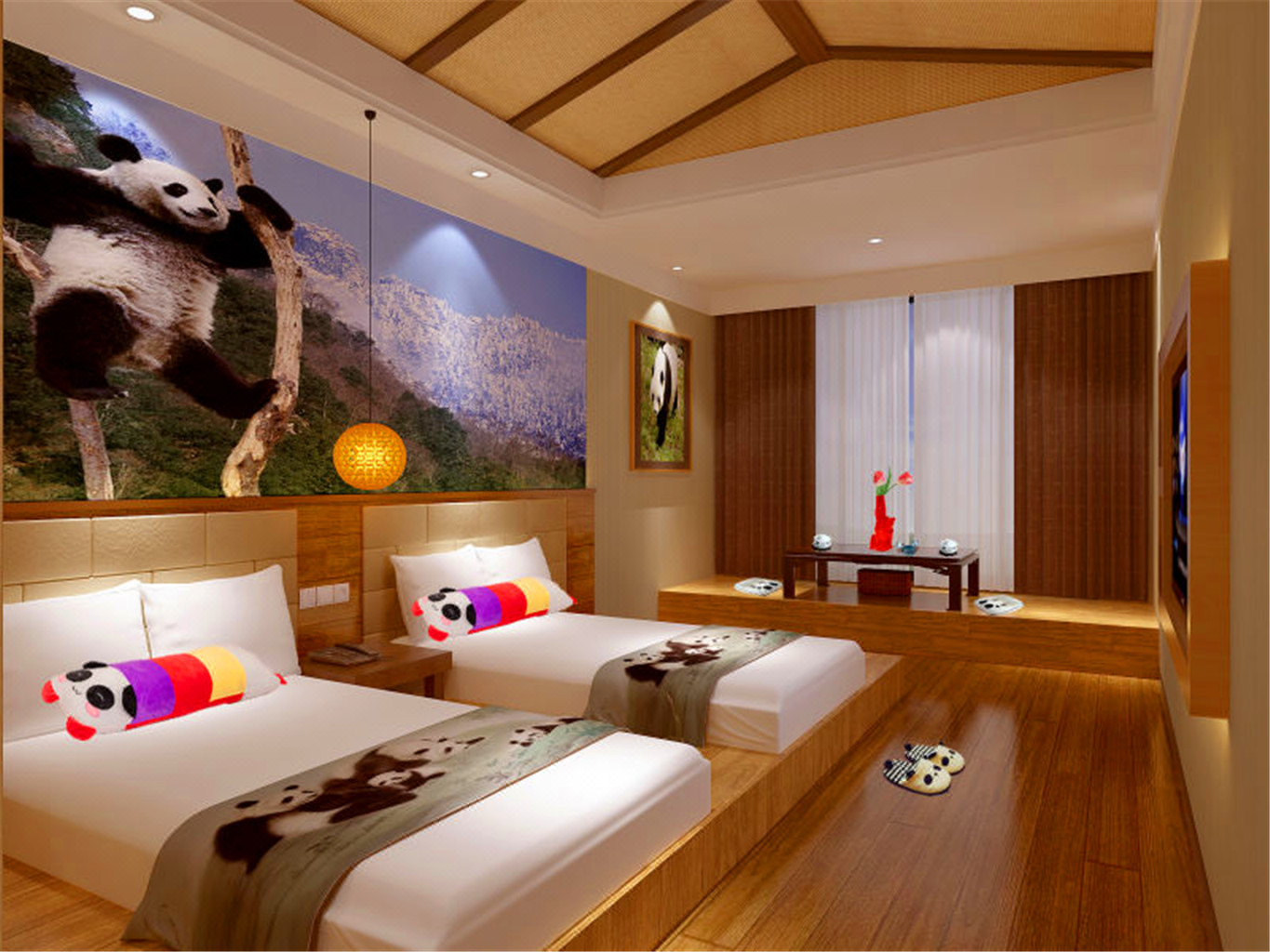 成都超赞的熊猫主题酒店,你还没住过?