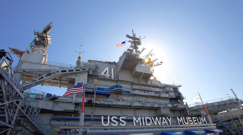 秒出票 美国圣地亚哥中途岛号航空母舰博物馆 中途岛航母uss midway