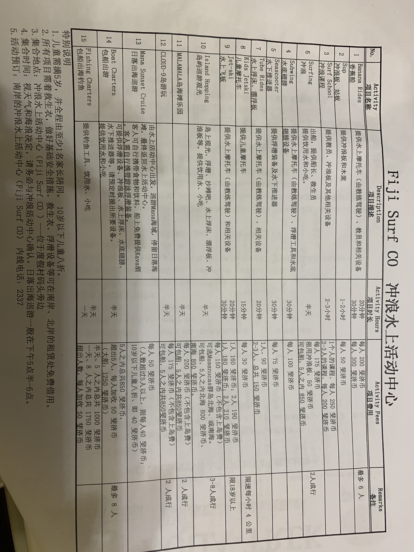 斐濟自助遊攻略