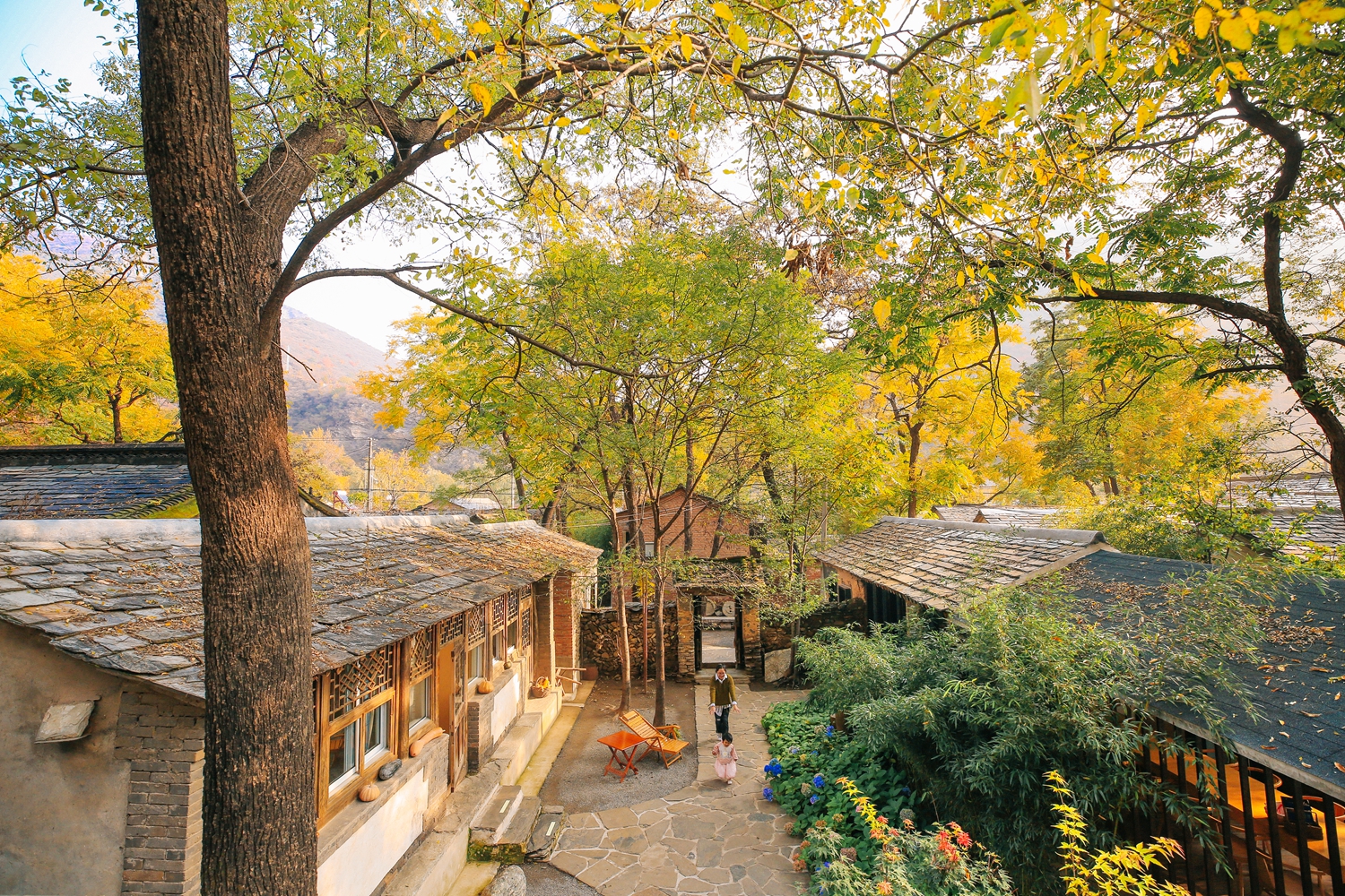 入住乡居民宿姥姥家的小院过闲来悠哉的乡野生活与孩子一起体验亲子