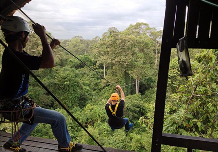 长滩岛丛林飞跃 滑索 户外活动