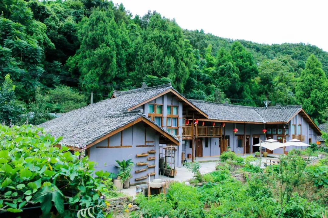 阆中超美田园玻璃房民宿院落独享山林间静谧的生活