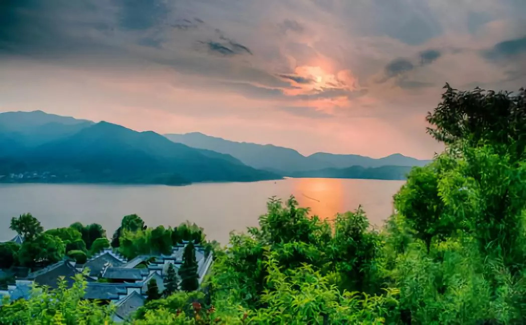 绍兴沃洲湖图片