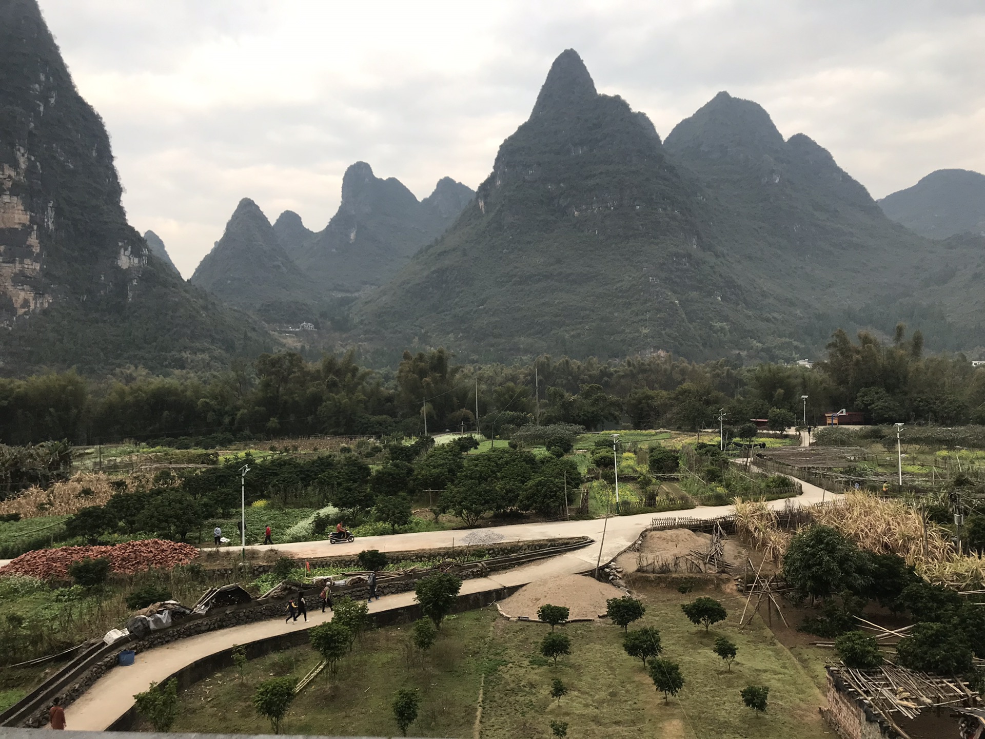 北京2019年春節自駕桂林象山公園灕江大圩古鎮興坪古鎮陽朔西街十里