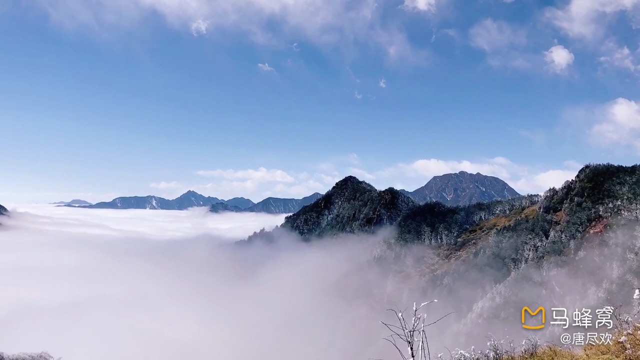 【大邑景點圖片】西嶺雪山