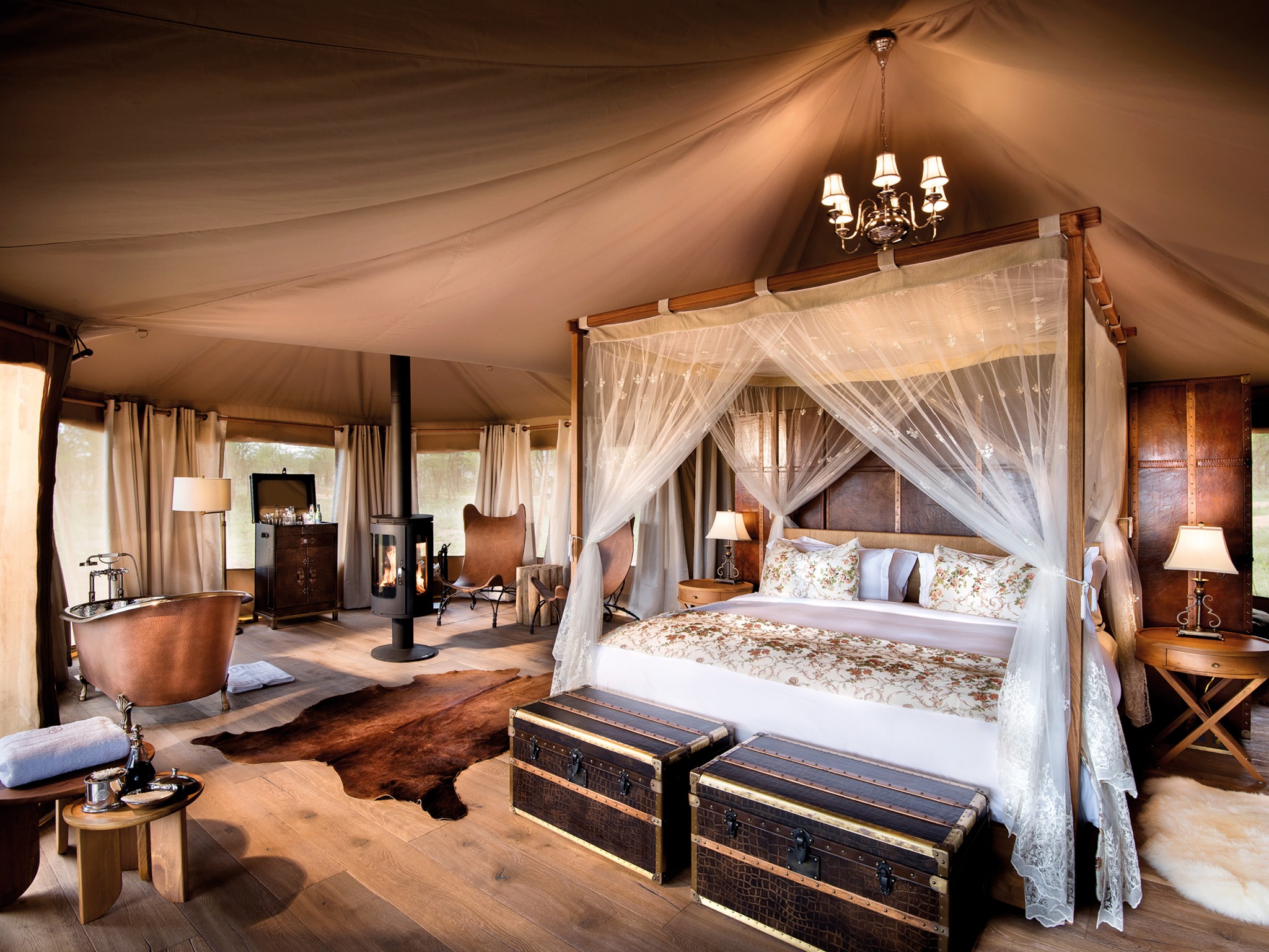 99%的人不知道东非大草原上还藏着这么惊艳的帐篷酒店