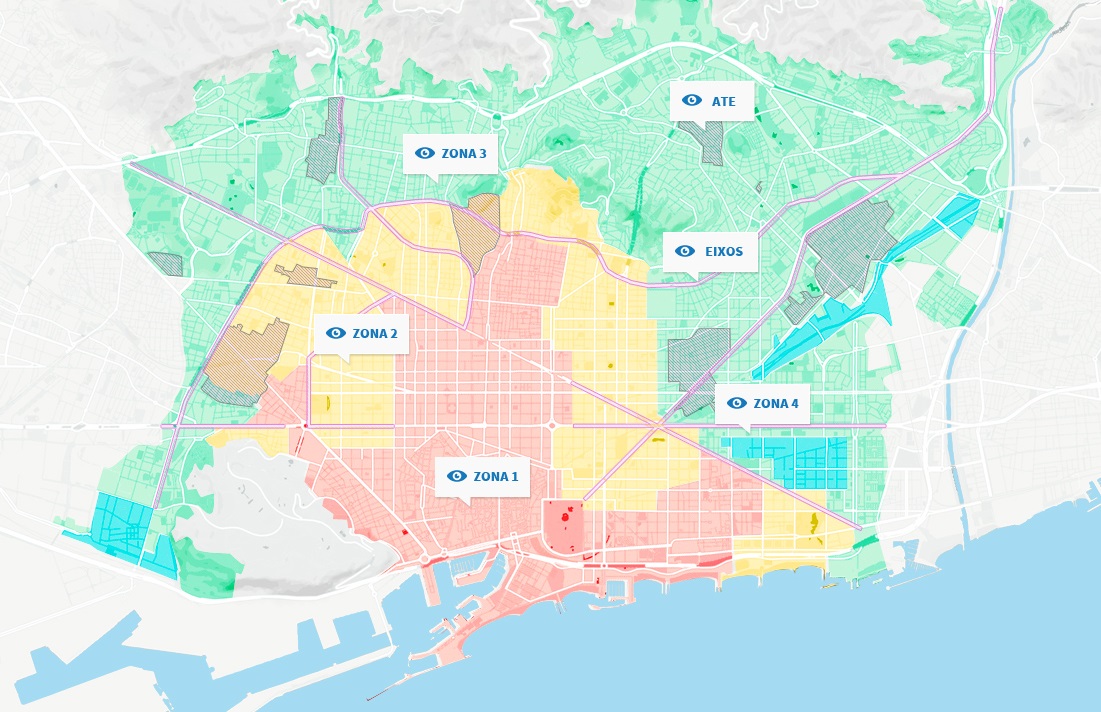 巴塞罗那地理位置图图片