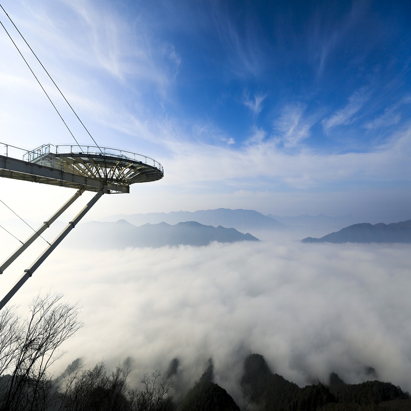 【精华景点 出行必选】天空之城一日游 游天空之镜 镜子迷宫 湖北黄石
