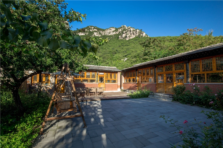 北京房山桃葉谷民宿小院獨立院落住宿1晚早餐京郊小院兒家庭團建聚會