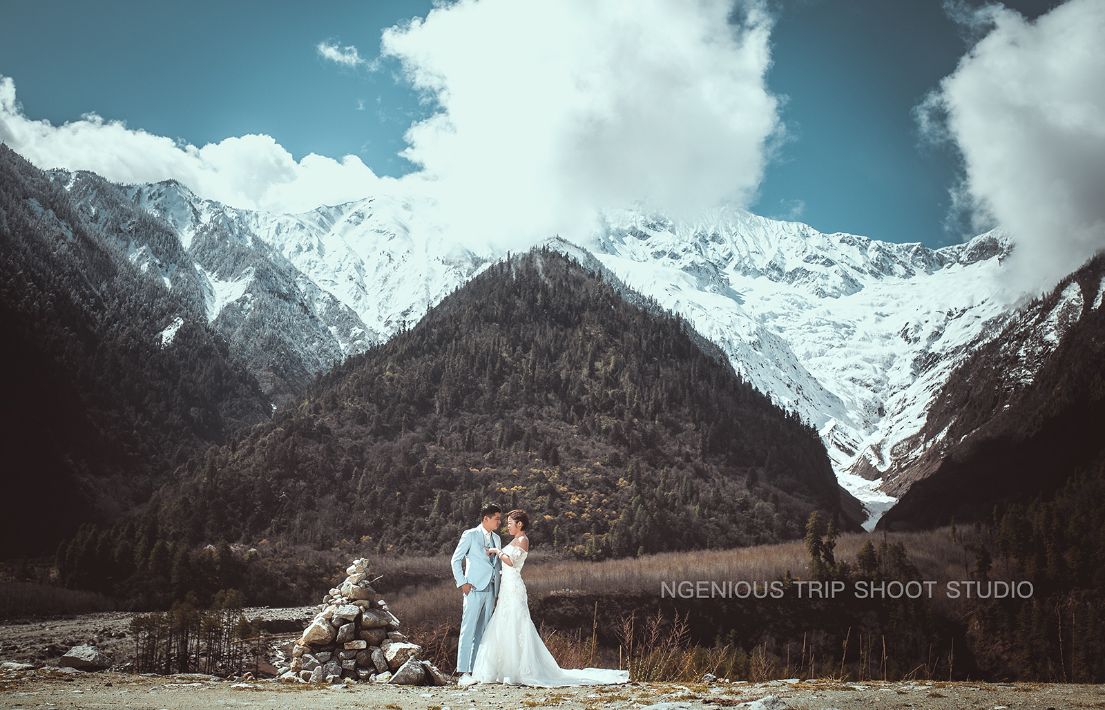 最美西藏婚纱照 | 林芝,人间三月天