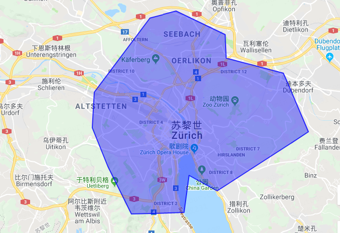 瑞士苏黎世往返400公里中文线路包车