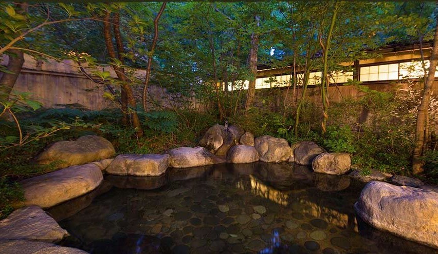       藤助の汤富士屋的露天温泉