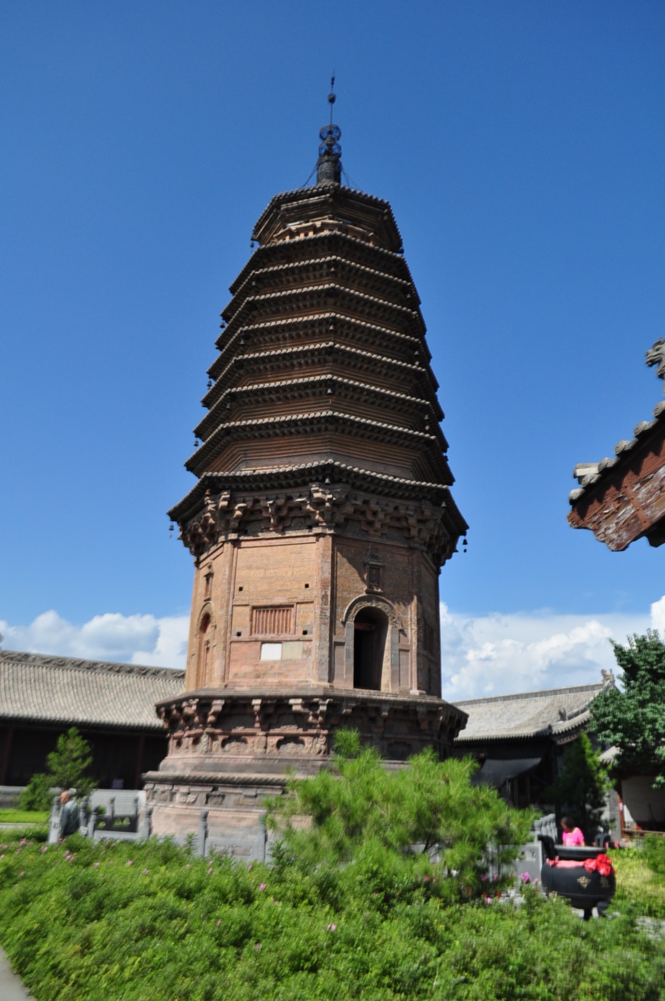 走塔之-——山西浑源圆觉寺塔_游记