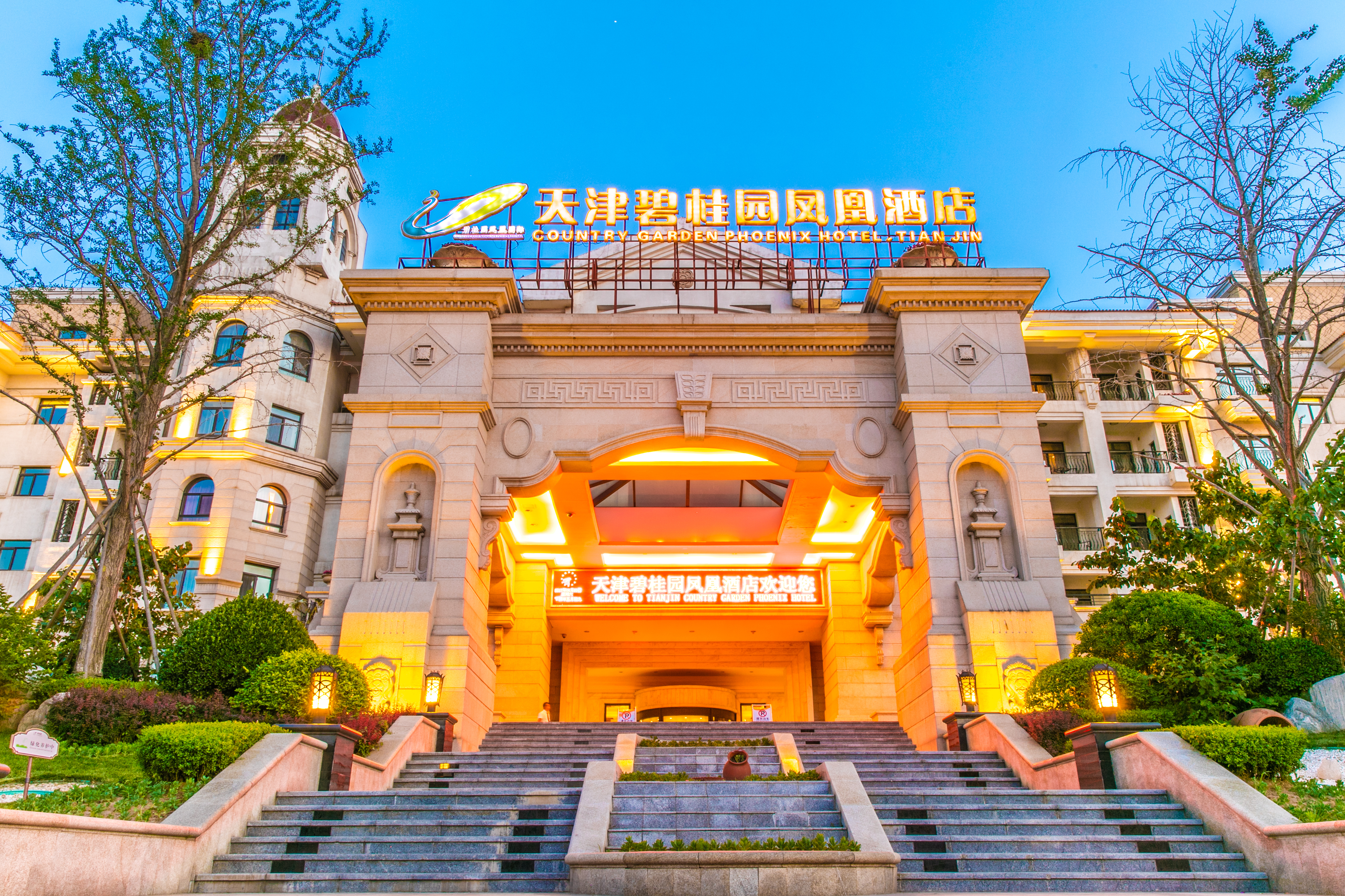 天津碧桂园凤凰酒店1晚住宿含早餐 米立方室内恒温水上乐园 温泉含