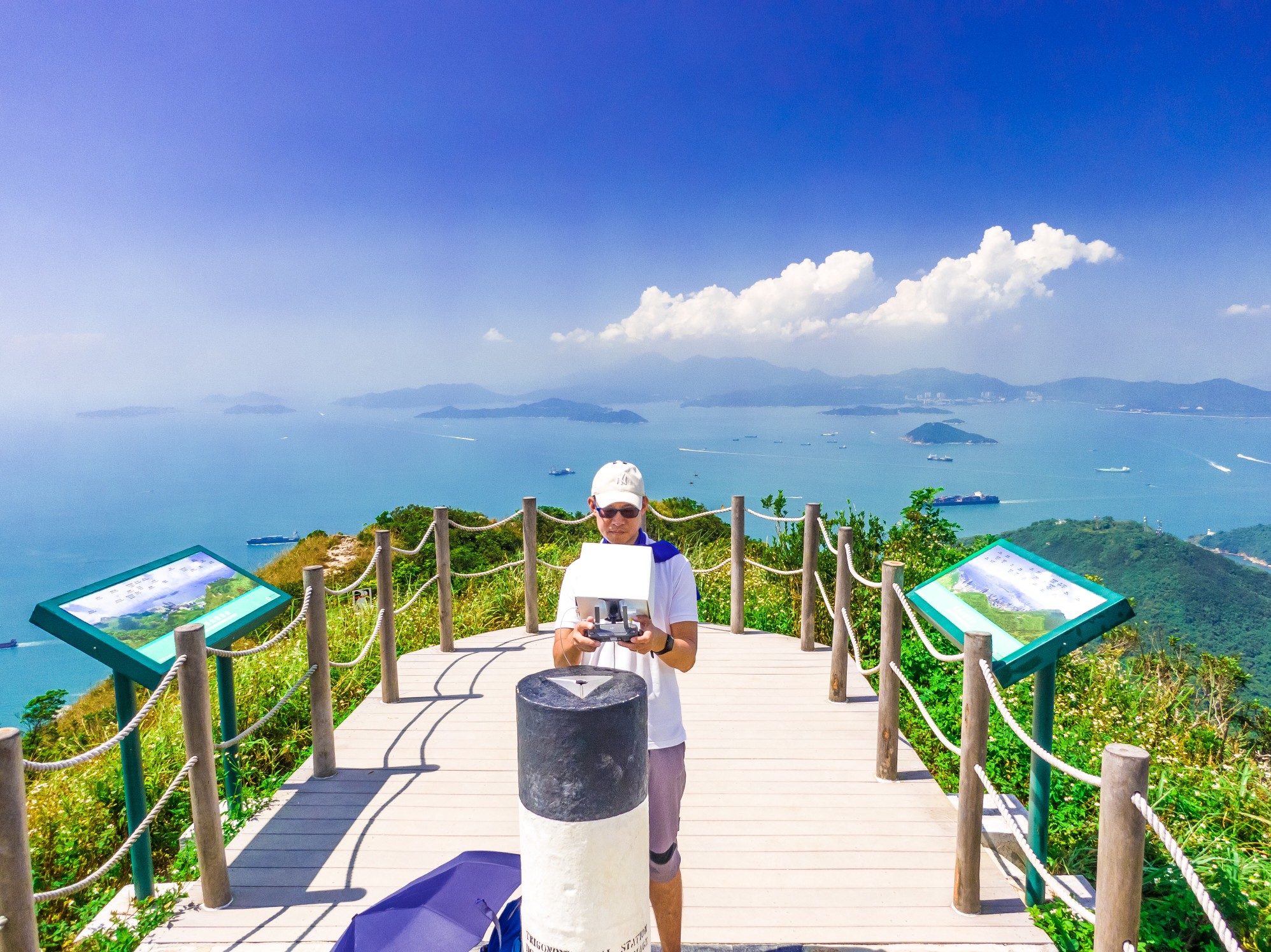 畅游香港岛西高山观景台