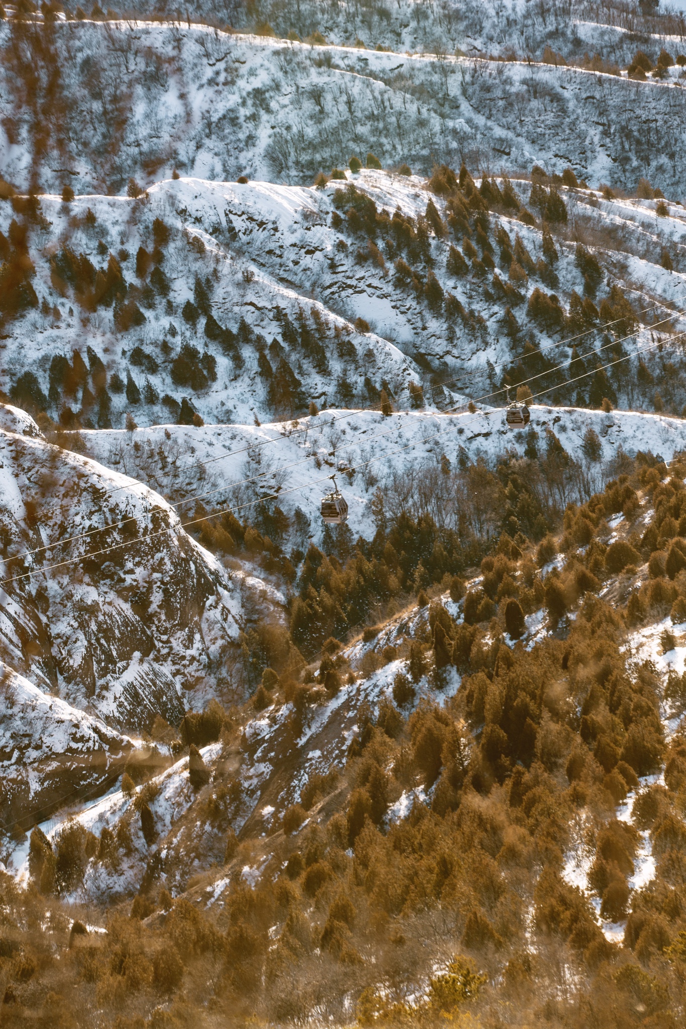 京郊自由自在自驾游～雪的颜色将生活晕红了脸