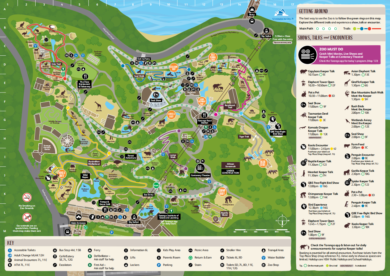 悉尼市区 塔龙加动物园一日游(含天行者缆车 月神公园 悉尼大学 百年