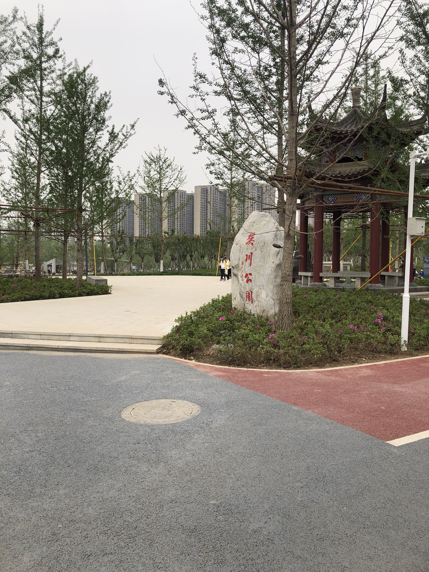 西安樊川公园图片