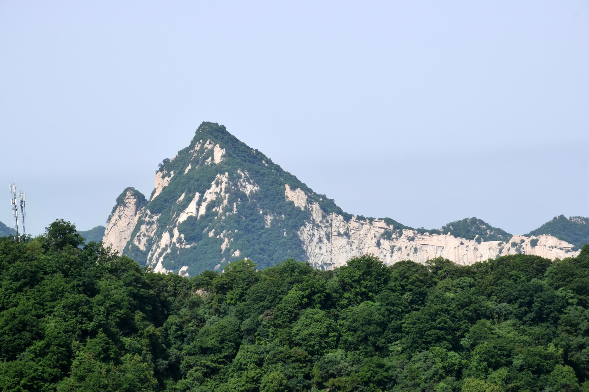 少華山景區遊覽類型整體偏向於休閒型.登山強度偏弱,徒步強度中等.