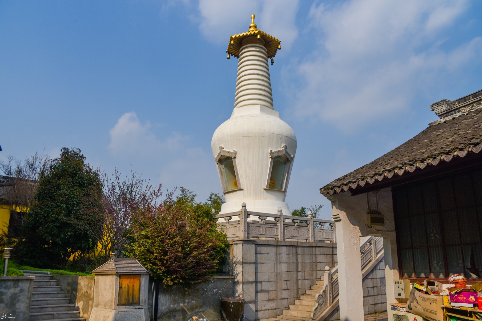 苏州 中峰寺 观音净院 始建于东晋 中峰寺白塔 古塔巡礼系列之407