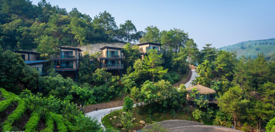 安吉君澜·老庄山居山隐居别墅1晚住宿套餐 双人早餐 若水湖垂钓 下午