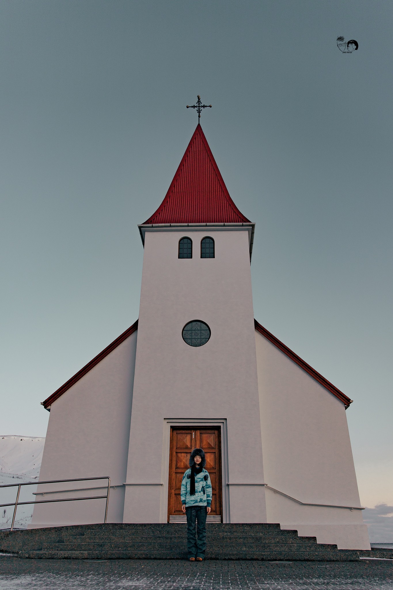 冰岛维克镇教堂图片