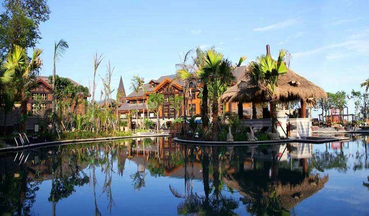 四川德阳绵竹麓棠温泉度假酒店2天1晚温泉度假酒店套餐含双早双人温泉