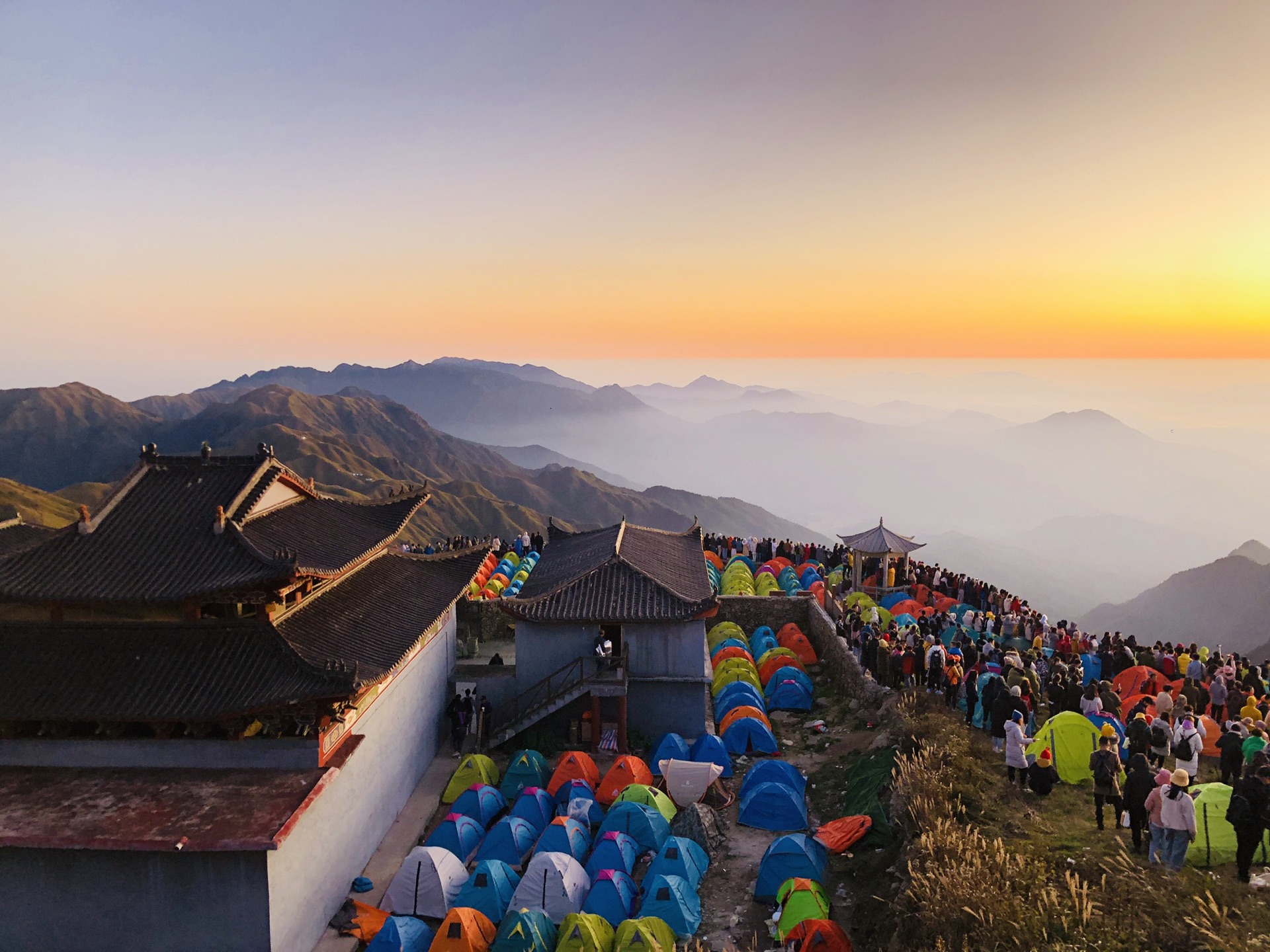 江西萍乡武功山金顶白鹤峰