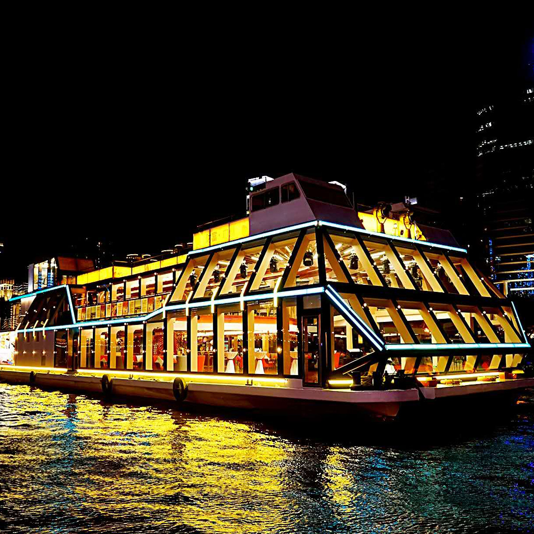 神广州日报号)(广州财富号)(珠水百年号)(广发证券号)夜游观光游船票