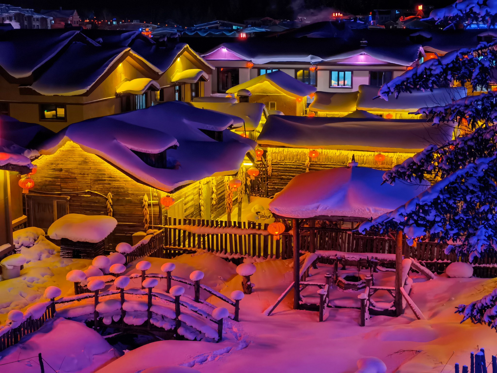 雪乡棒槌山观景台