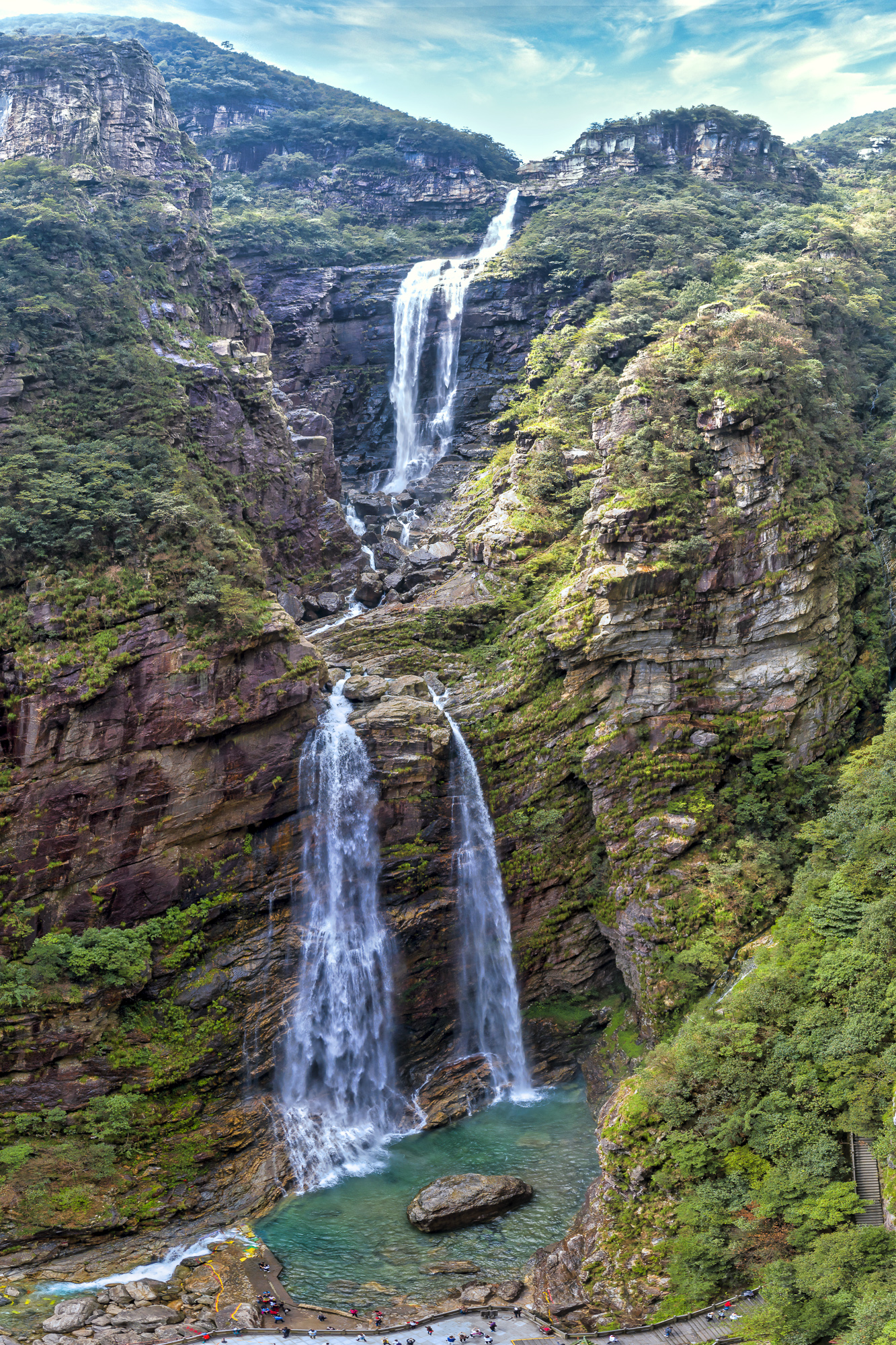 乘坐"诗仙号""太白号"在李白生活过的地方,探寻"庐山第一奇观"三叠泉