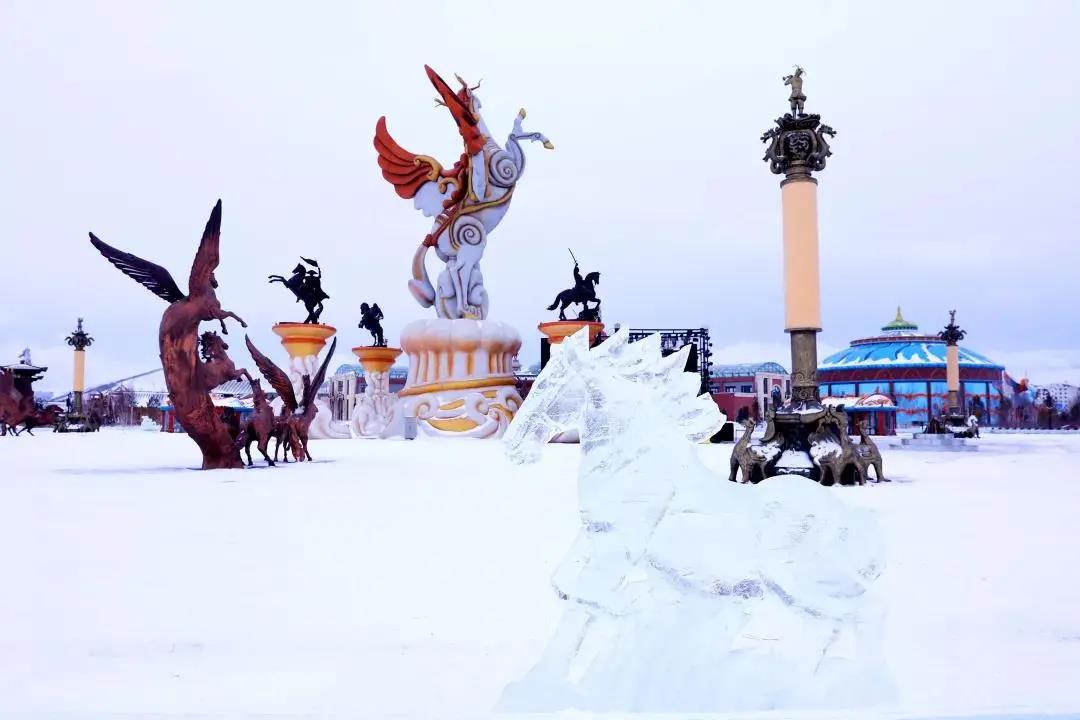 承德丰宁中国马镇旅游度假区 2天1晚定制游(马镇冰火节 舞马世界 冰雕