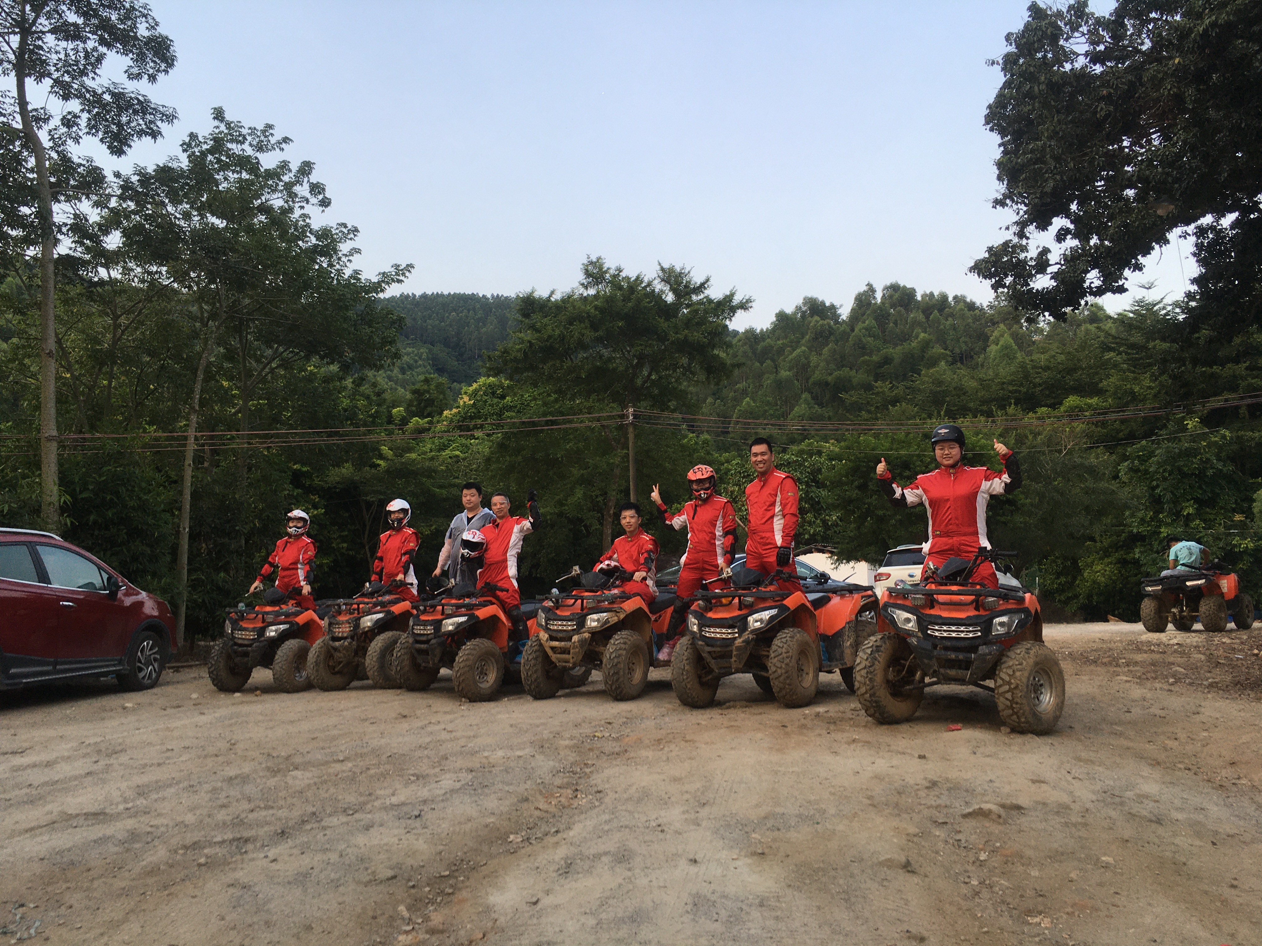 駕駛體驗超大馬力全地形越野車白水寨吊水寨何仙姑小樓人家周邊景點