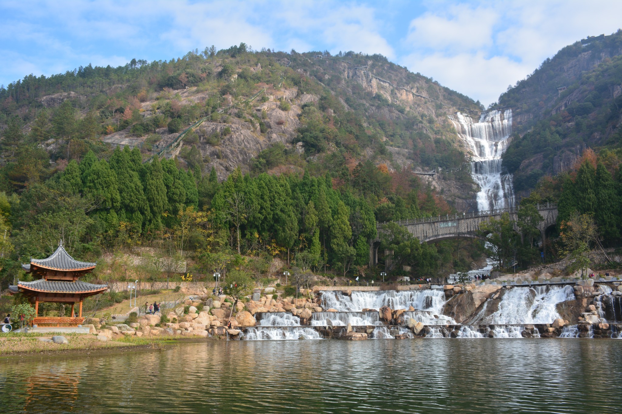 天台山大瀑布瓊臺仙谷