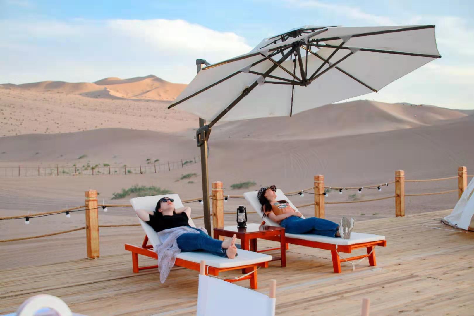 Gansu Dunhuang Desert Camping 