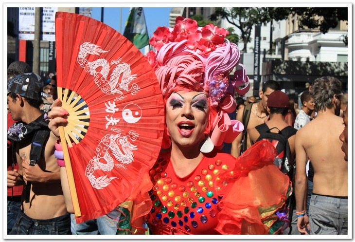 【圣保罗图片】Sao Paulo Brazil Gay Pride Parade 2010 - 14th Edition