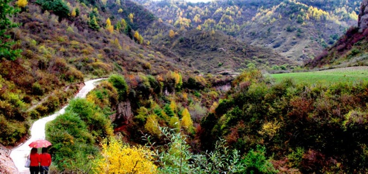 定西天井峡景区图片