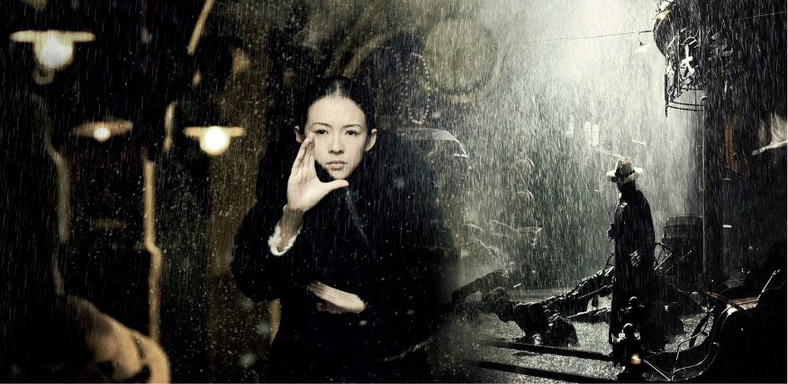 《一代宗师》后期制作特效揭秘  戏中正场:宫二与马三在火车站的