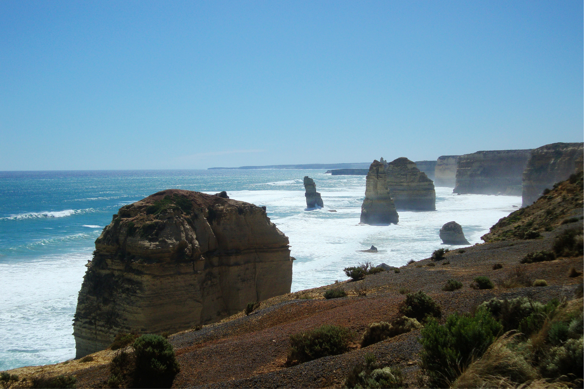 航拍大洋路"十二门徒"