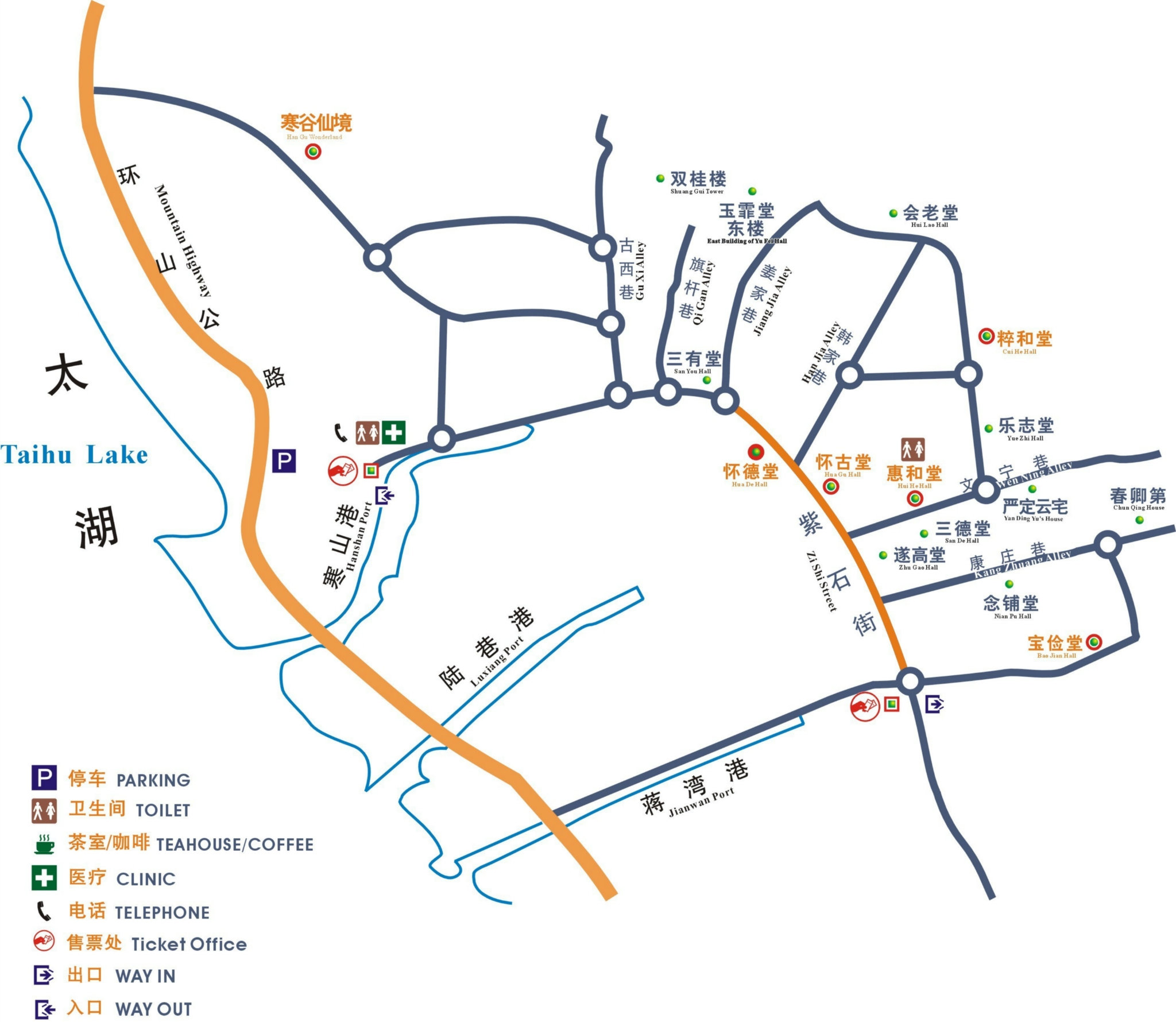 苏州东山景区地图图片