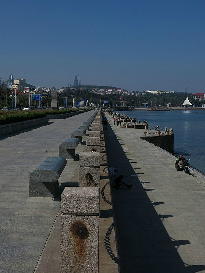 烟台滨海大道烟台大学烟台栈桥