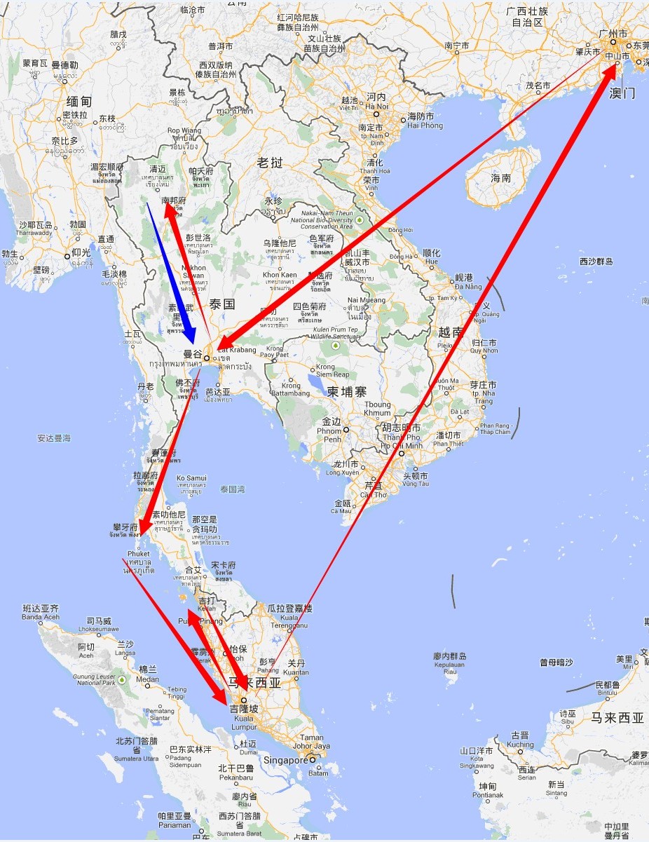 泰国,马来西亚15天游