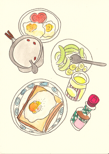 原创手绘在乌鲁木齐的日子之新疆美食(不断更新中)