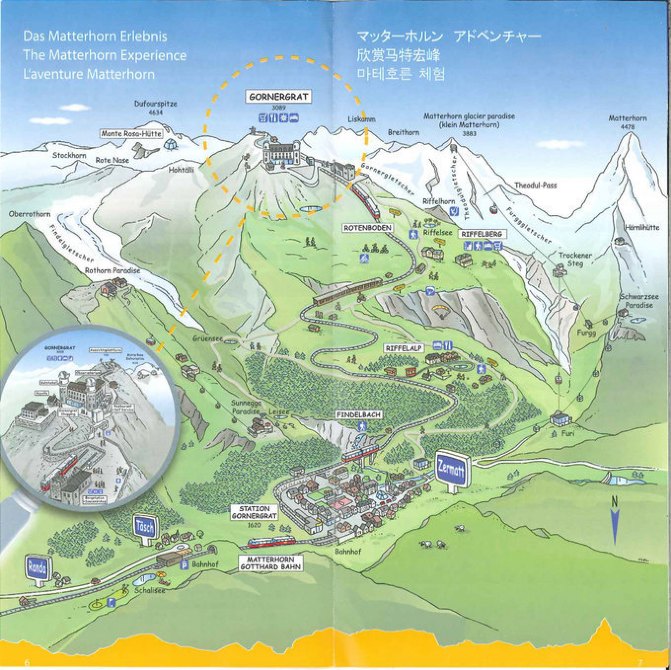 想看马特洪峰,你需要知道这几条路线(附列车时刻表)